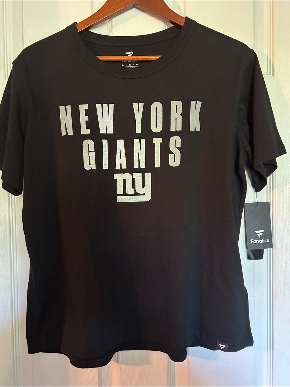Fanatics Black New York Giants Graphic Tee